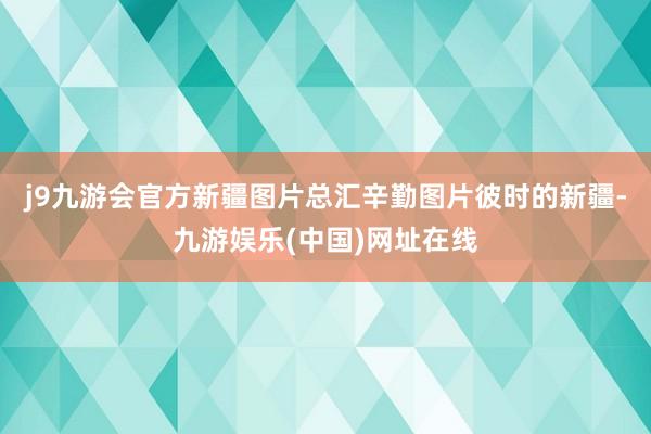 j9九游会官方新疆图片总汇辛勤图片彼时的新疆-九游娱乐(中国)网址在线