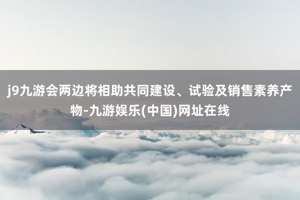 j9九游会两边将相助共同建设、试验及销售素养产物-九游娱乐(中国)网址在线