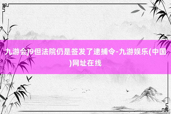 九游会J9但法院仍是签发了逮捕令-九游娱乐(中国)网址在线